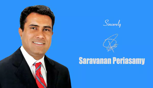 PERI School Chairman Mr. Saravanan Periasamy