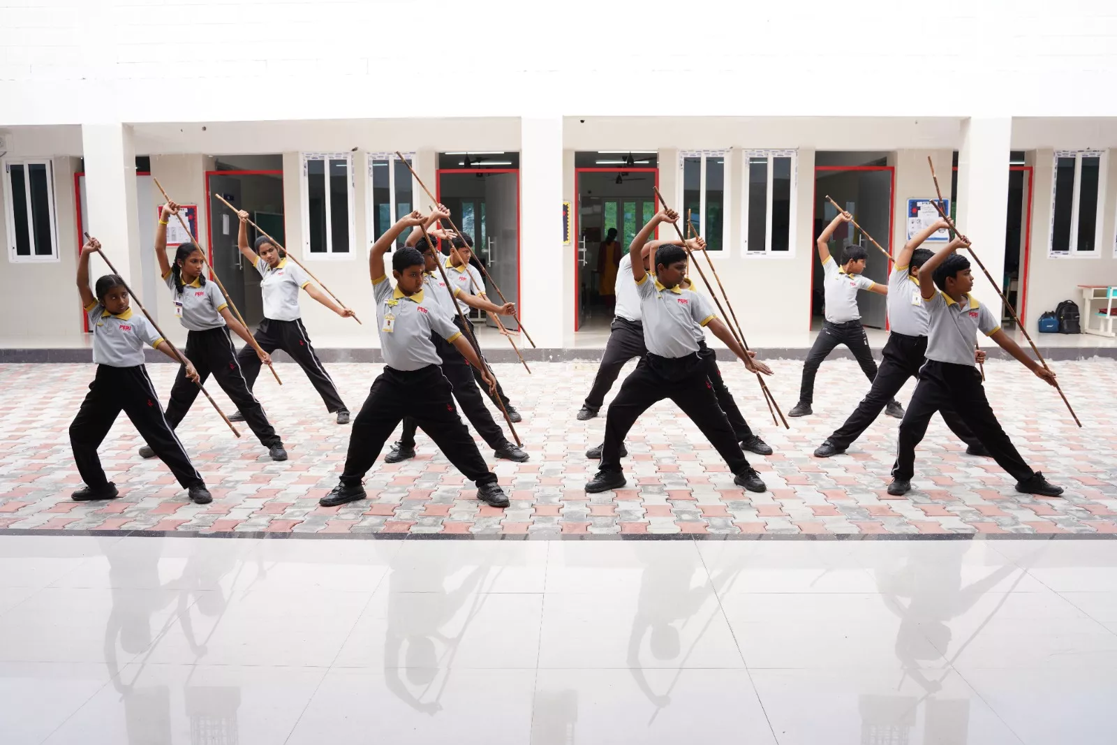 Silambam in PERI School